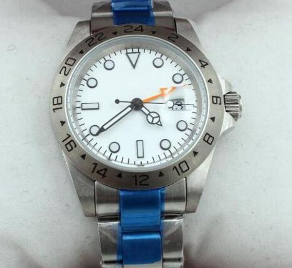 

2019 Мужчины Корпус из нержавеющей стали GMT Часы Автоматические механические наруч