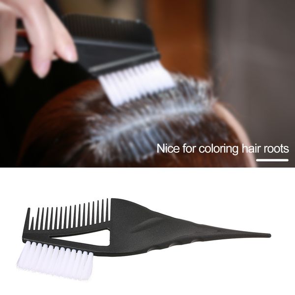 

professional hair dye coloring tint brush hair dyeing brush comb salon tool dyeing dye coloring comb, Silver