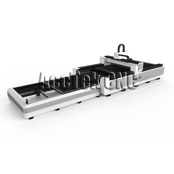 

ce standard cnc metal cutting machine fiber laser cutting machine 3015 with exchanging platform akj1530f