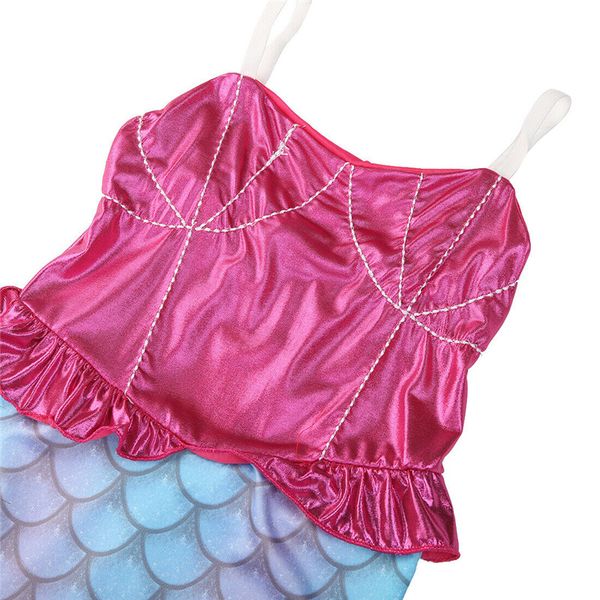 

2019 new children kids girls mermaid bikini swimwear princess ruffle swimsuit swimmable costume 4 to 12y