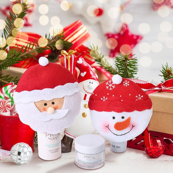 Christmas Santa Claus Snowman Cosmetics Set Business Super Window Decorations Christmas Supplies For Home Party Christmas Decorations For The Home