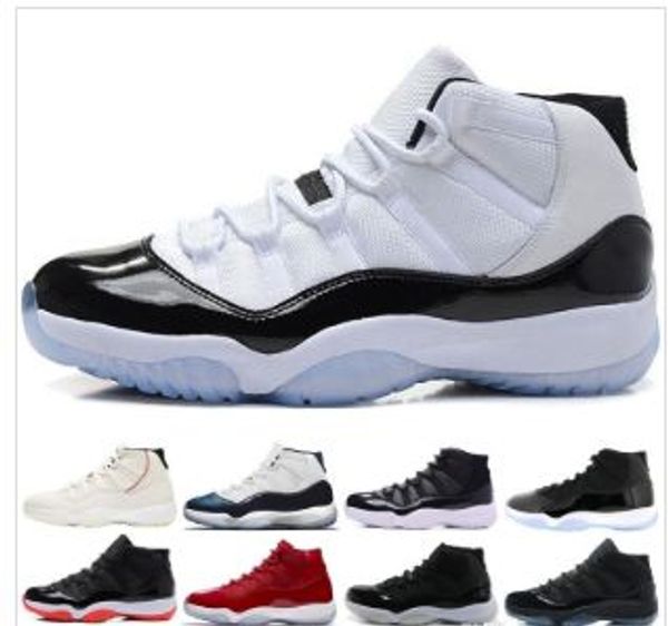 

2019-20concord high 45 11 xi 11s cap and gown prm heiress gym red chicago platinum tint space jams men basketball shoes sports sneakers