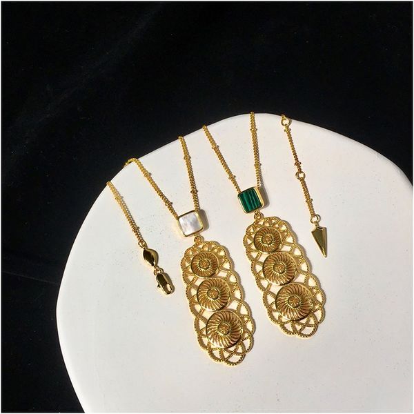 

женская дизайнер ювелирных изделий ожерелья нового способа роскошные ожерелья нержавеющей стали высокого качества цветка подвеска богемское, Silver