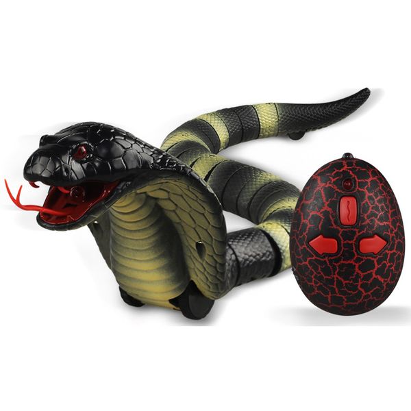 

scary simulation snake dog pet toys infrared remote control corba snake electronic interactive dog toys gifts pet supplies chien