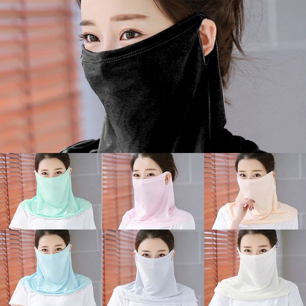 

iyres outdoor sports bandana scarf scarf headwear headband cycling bandana face mask paisley wristband headband, Black