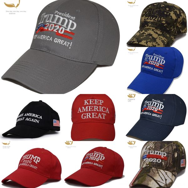 

hfdmd 11styles camouflage trump 5.11 hat cap keep america great 2020 hat letter sticker beach outdoor travel snapback baseball party cap, Blue;gray