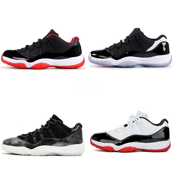 

obsidian 11 basketball shoes for men mens jumpman low chicago bred toe royal blue banned unc patent 11s og 2020 new designer sneakers #208