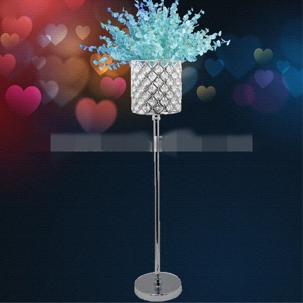 neuer Stil Kerzenwand Geburtstag Doppelstab Hintergrund Rohr und Drape Blumenvase für Hochzeit best1100
