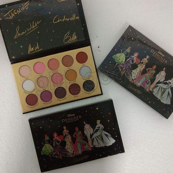 

New arrival brand makeup pallete colorpop de igner collection 15 color eye hadow palette glitte matte himmer eye hadow palette