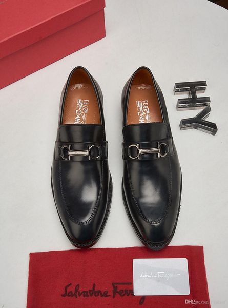 

19fw fashion brogue formal dress shoes men leather formal business men shoes luxury wedding oxford shoes men zapatillas hombre lisy1, Black