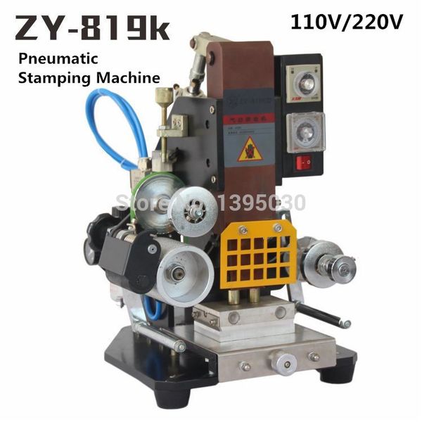 

zy-819k automatic stamping machine leather logo creasing machine,high speed name card embossing machine