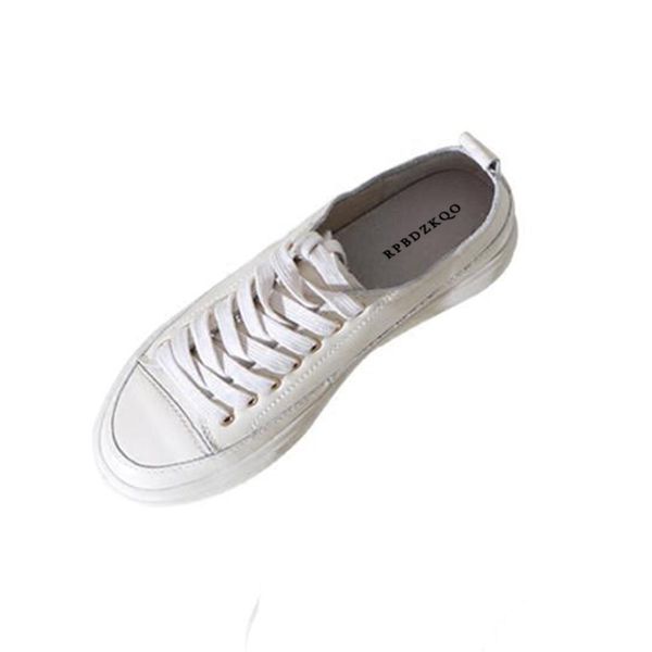 

chinese sneakers shallow flats genuine leather trainers lace up china ladies round toe shoes women 2019, Black