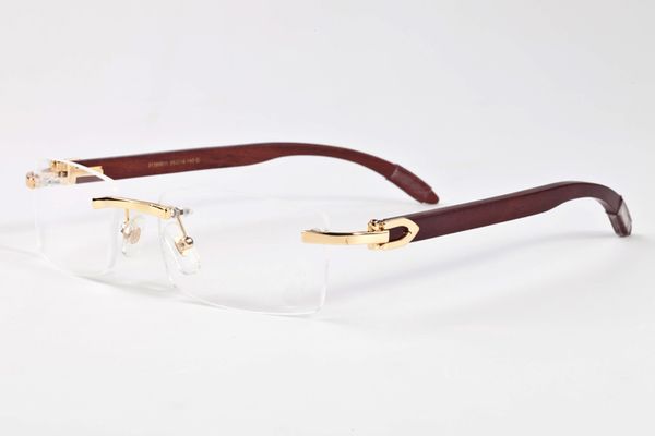 

wholesale-new buffalo glasses sunglasses women men rimless vintage summer cat eye style brand designer buffalo horn glasses popular eyewear, Silver