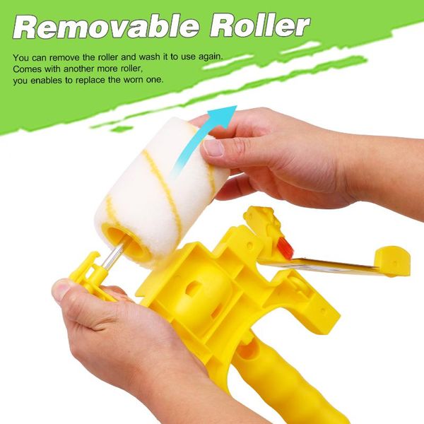 

paint roller wall brushing tool trimming color separation roller brush set for home repair and painting paint brush