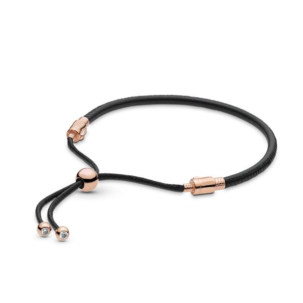 

ajax 925 sterling silver european style smart bracelet manufacturer, Black