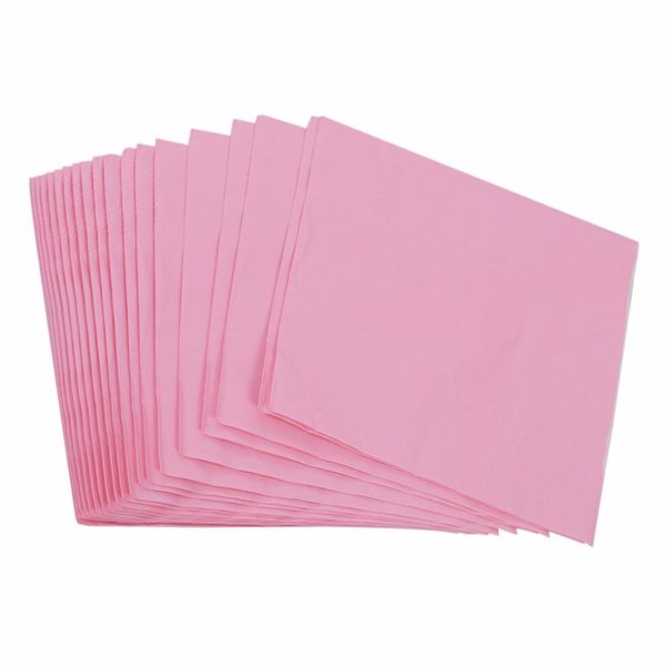 

solid color printed paper napkin pink 1 pack pink color paper disposable napkins wedding l party napkins