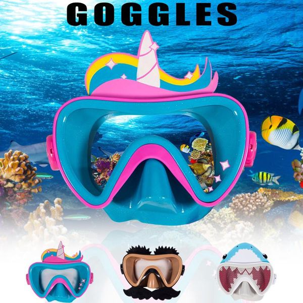 

anti fog durable silicone cartoon swimming glasses kids child swimming goggles waterproof diving mask eyewear outdoor