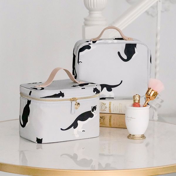 

large cosmetic makeup organizer set box for bathroom make up table organizer cosmetics box travel cable bag 2019 hot
