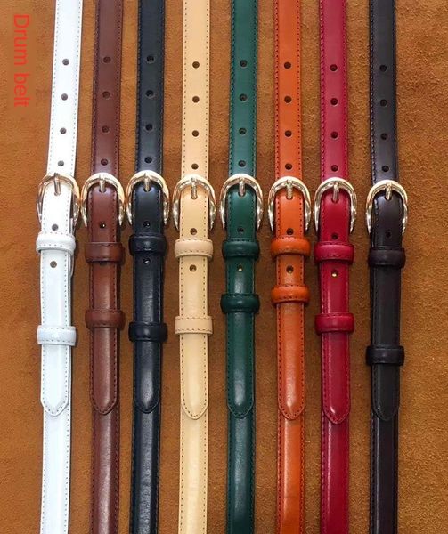 

women's simple all-match women's belt 2.0 drum casual pants casual pants belt, Black;brown