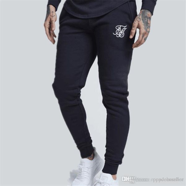 

outdoor mens designer sweatpants fashion solid color fitness running elastic waist pants casual mens jogger clothing, Black