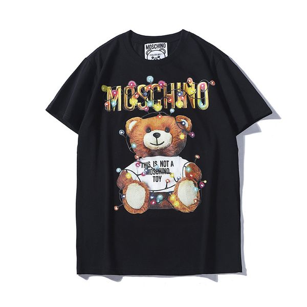 

2019 fa hion brand de igner t hirt hip hop white men clothing ca ual t hirt for men with letter printed t hirt ize 2xl