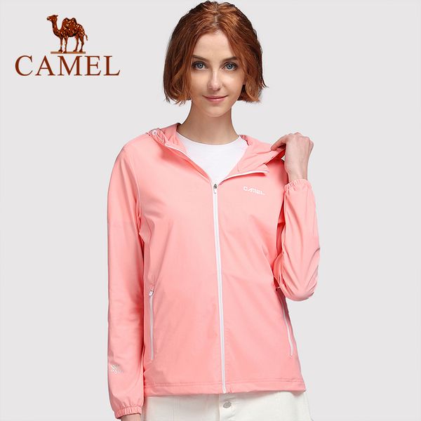 

outdoor jackets&hoodies camel women men sport skin clothing breathable bike cycling jacket sunscreen spring summer sun protection coat, Blue;black