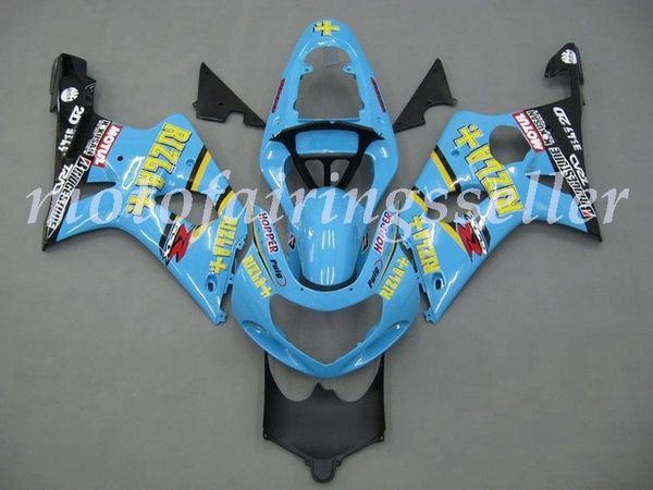 

new abs plastic fairings kit fit for suzuki gsxr1000 2000 2001 2002 gsxr1000 00 01 02 injection mold blue black yellow