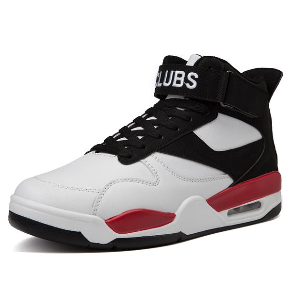

high retro running shoes for man pu sports shoes absorber men cushioning sports boots zapatos 45 vintage male trainers