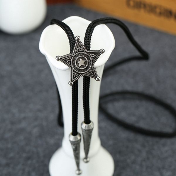 

european and american vintage star wing bolo tie men's shirt suit collar lead rope, Blue;purple
