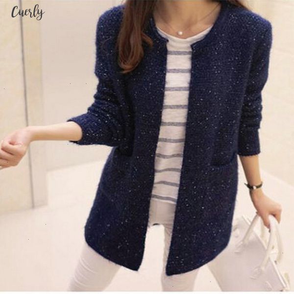 

cardigan female casual sweaters autumn winter long sleeve solid jumper knitted cardigans coat women autumn knitwear cardigan, White;black