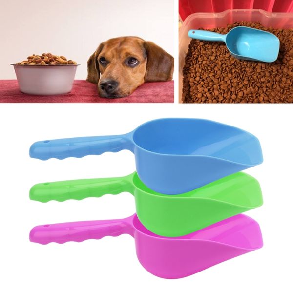 

plastic pet shovel dog puppy cat plastic pet scoop supplies random color