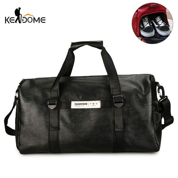 

gym bags leather women fitness bag men sac de sport yoga mat duffle shoulder waterproof travel training sports handbag xa677wd