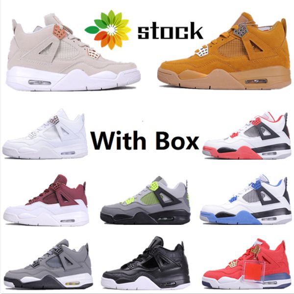 

laser 4 2020 wings new mens basketball bred white cement loyal blue 4s iv designer sneakers sports running shoes women