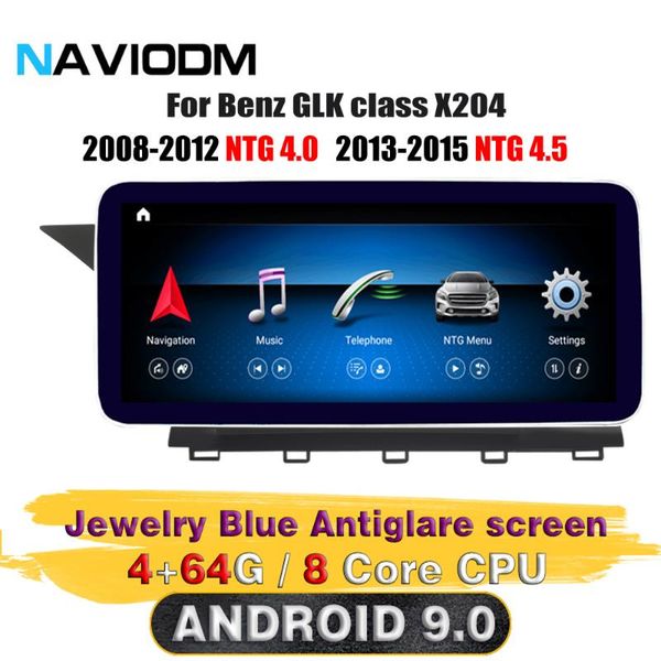 

android 9,0 4 + 64g автомобиль мультимедийной системы dvd-плеер автомобиль стерео для glk x204 2008-2015 gps навигации радио аудио