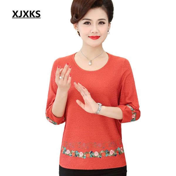 

xjxks high-end embroidery fashion diamond women sweater 2020 spring new loose plus size cashmere knitted sweater women pullover, White;black