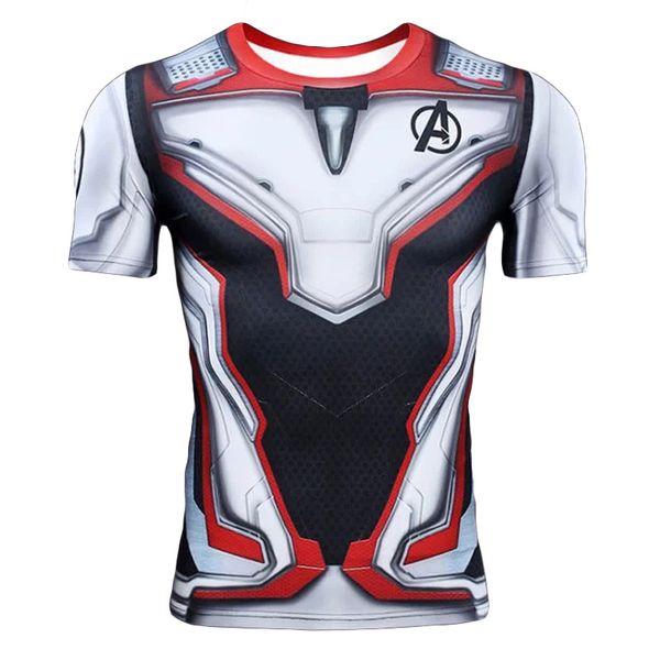 

Summer New Mens Designer T Shirts Cosplay Novelty Short Sleeve O-Neck Marvel The Final Battle Quantum Warfare 3D Digital Printing