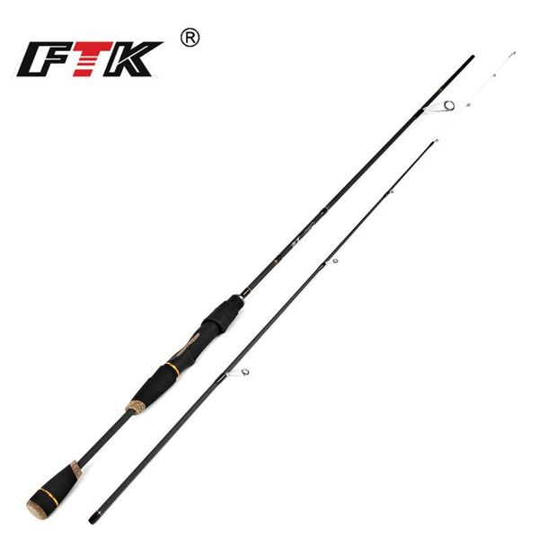 

ftk lure fishing rod spinning fishing rod 2 sections 100% carbon c.w.1-7g, 2-8g, 3-15g, 5-20g,10-30g surper hard pole