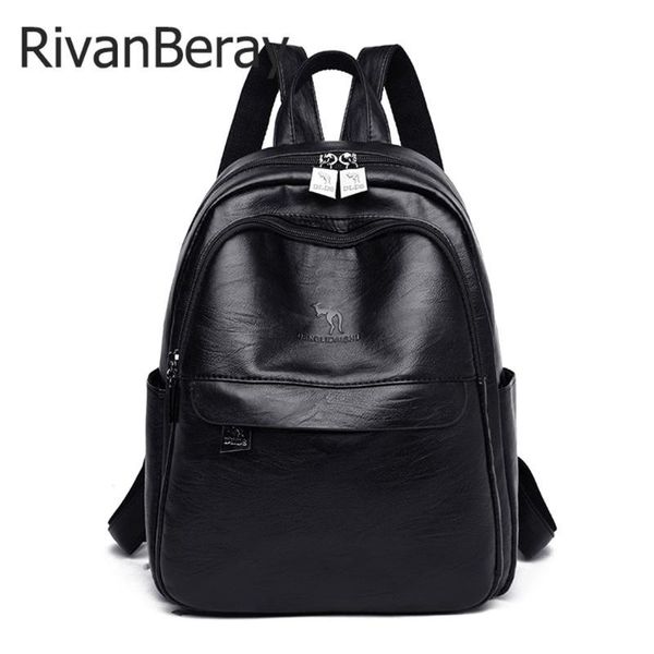 

fashion 2020 women backpacks leather backpacks for teenage girls female travel backpack school shoulder bag mochila