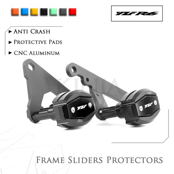 

frame sliders anti crash pads protector guard for yzf600 yzf r6 17-18