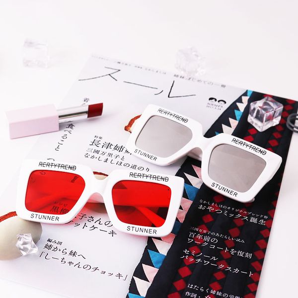 

children's sunglasses tide casual fashion baby uv protection uv400 suitable for 2-8 years old boys and girls sunglasses kids, Blue