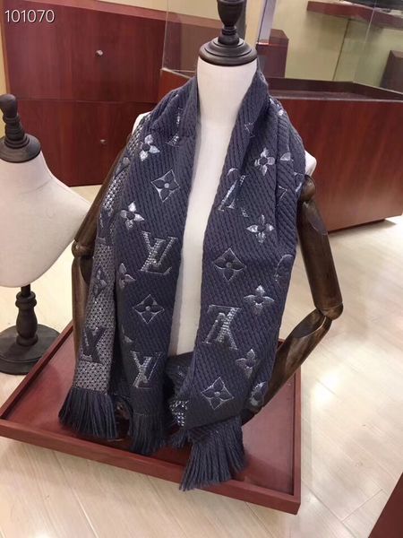

luxury winter women's clothing designer wool silk brand men's scarf fashion colorful letters designer winter warm scarf 16 colors, Blue;gray