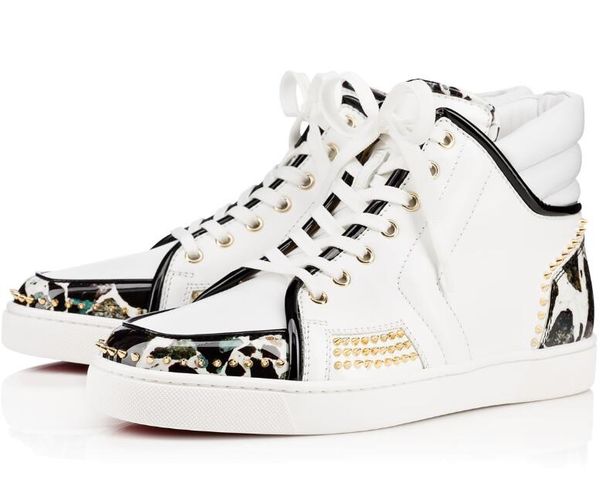2019 Christian Louboutin Cl Designer Red Bottoms Casual Shoes Slip On Roller Boat Mens Women Suede Crystal Leather Sport Sneakers Box 36 46 Q1 From