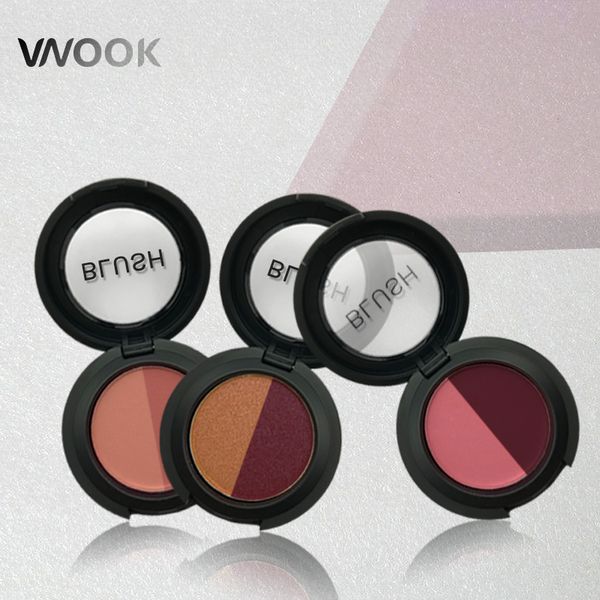 

matte blush peach makeup blush palette face powder cream wterproof long lasting 6 colors heart contour naked palette