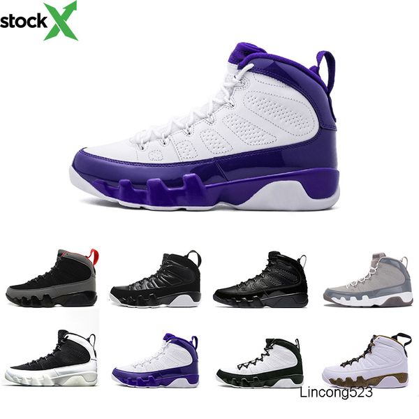 

drop shipping 9 9s mens jordon basketball shoes mop melo la bred the spirit anthracite high og space jam anthracite sports trainers sneakers, Black