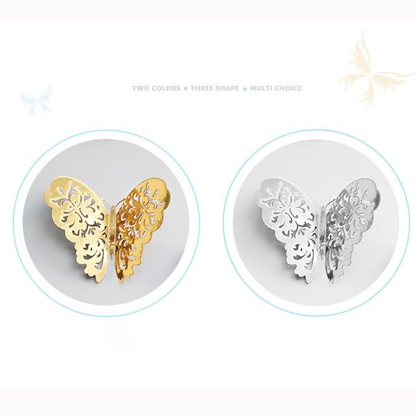 

12 pcs 3d wallpaper hollow wall stickers butterfly fridge for home decoration new wall stickers home decorations