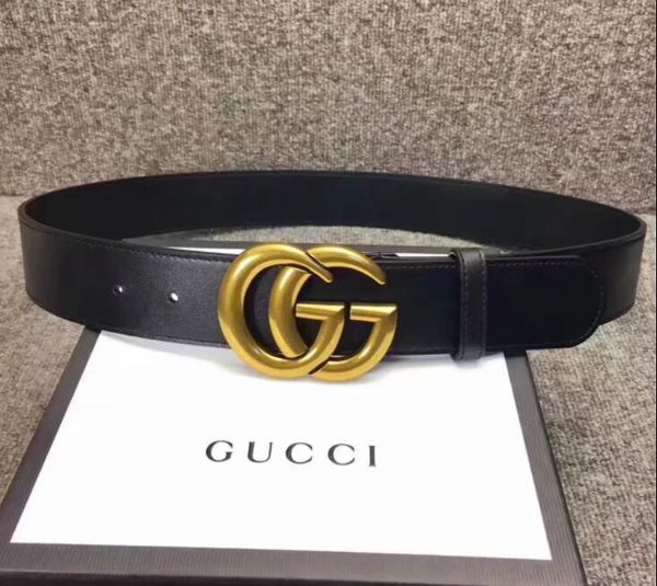 

new brand belt buckle belt leather designer brand belts business men and women designer brand belt, Blue;gray