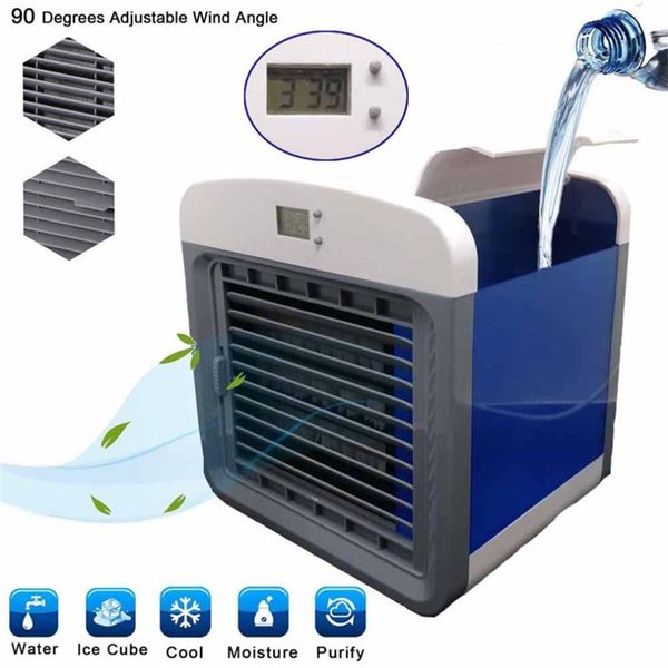 

convenient air cooler fan portable digital air conditioner humidifier space easy cool purifies air cooling fan for home office car