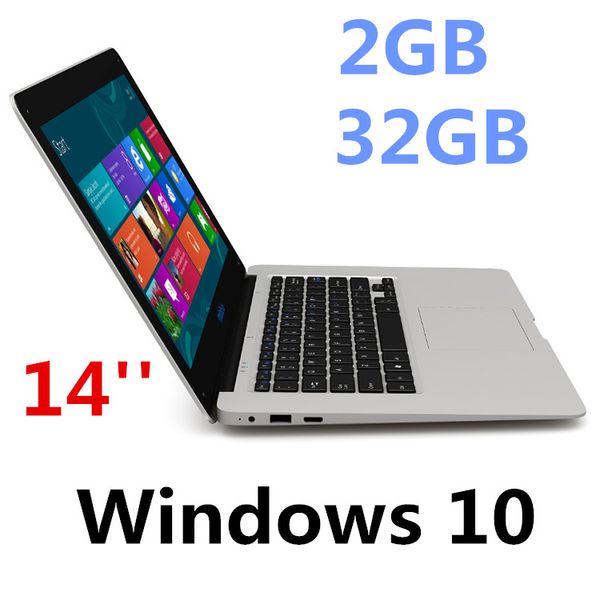 

Бесплатная доставка 14inch мини-ноутбук компьютер Windows 10 2 г RAM 32 г ROM emmc ультрабук планшетный ноутбук камера USB HDMI с самой низкой ценой XCTD-1