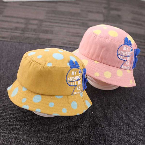 

baby hat spring and summer thin section boy cute child hat, Yellow
