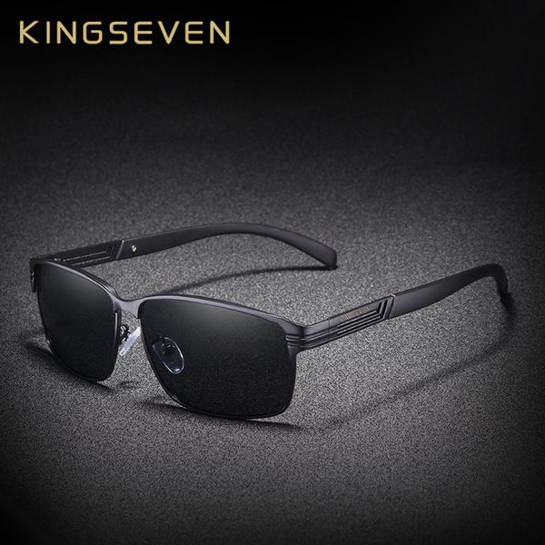 

kingseven brand design classic polarized sunglasses men driving sun glasses goggles uv400 gafas, White;black